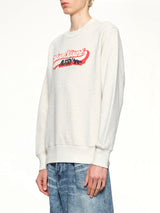 Autry x Maison Kitsune Sweatshirt in Grey Melange