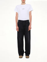 14 Oz Selvedge Denim Pants in Washed Black
