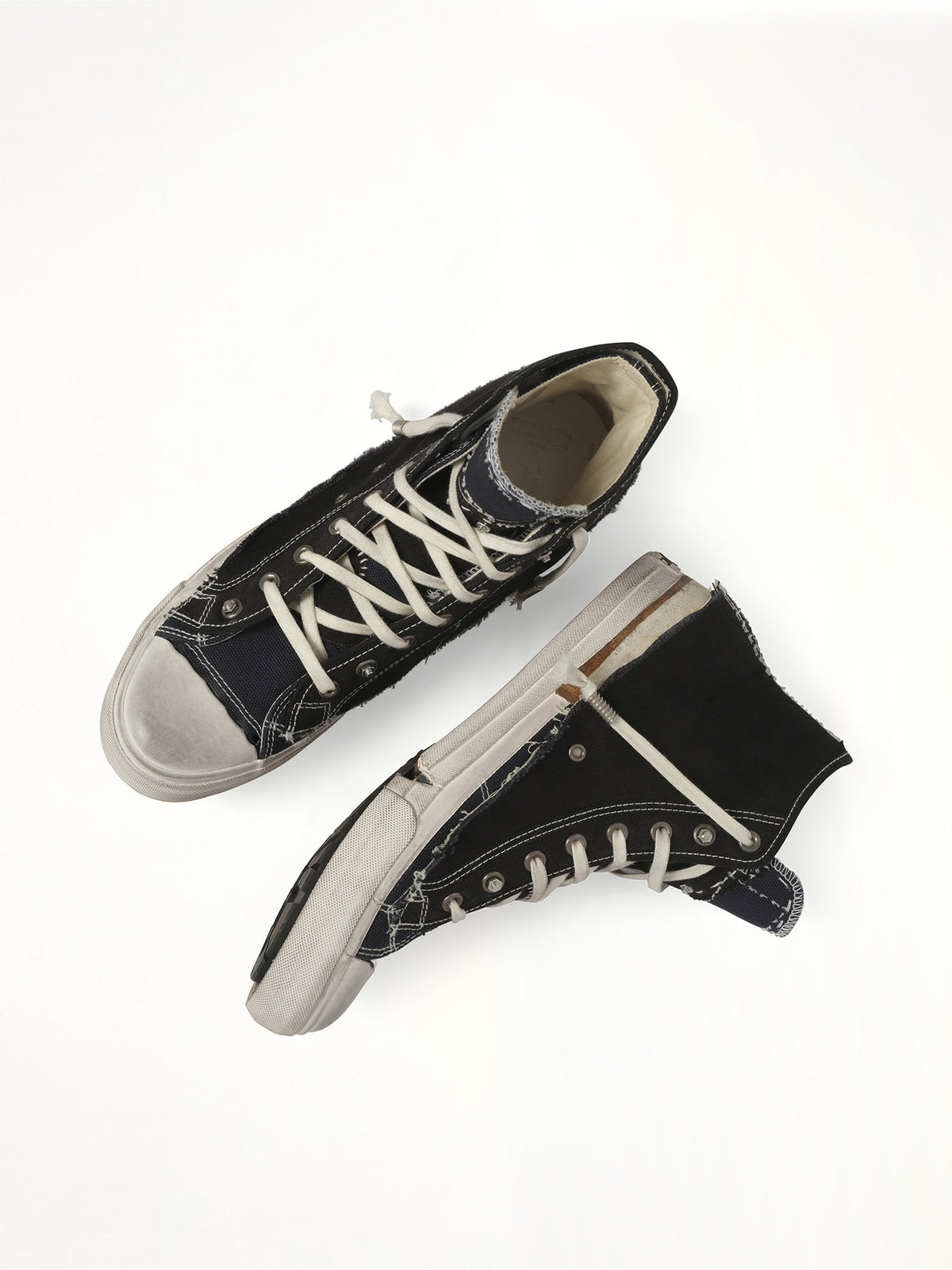 Loved to Death Sneaker in Black Top View | MAISON MARGIELA