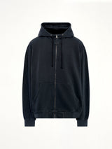 Lightweight Firm Zip Hoodie in Charcoal