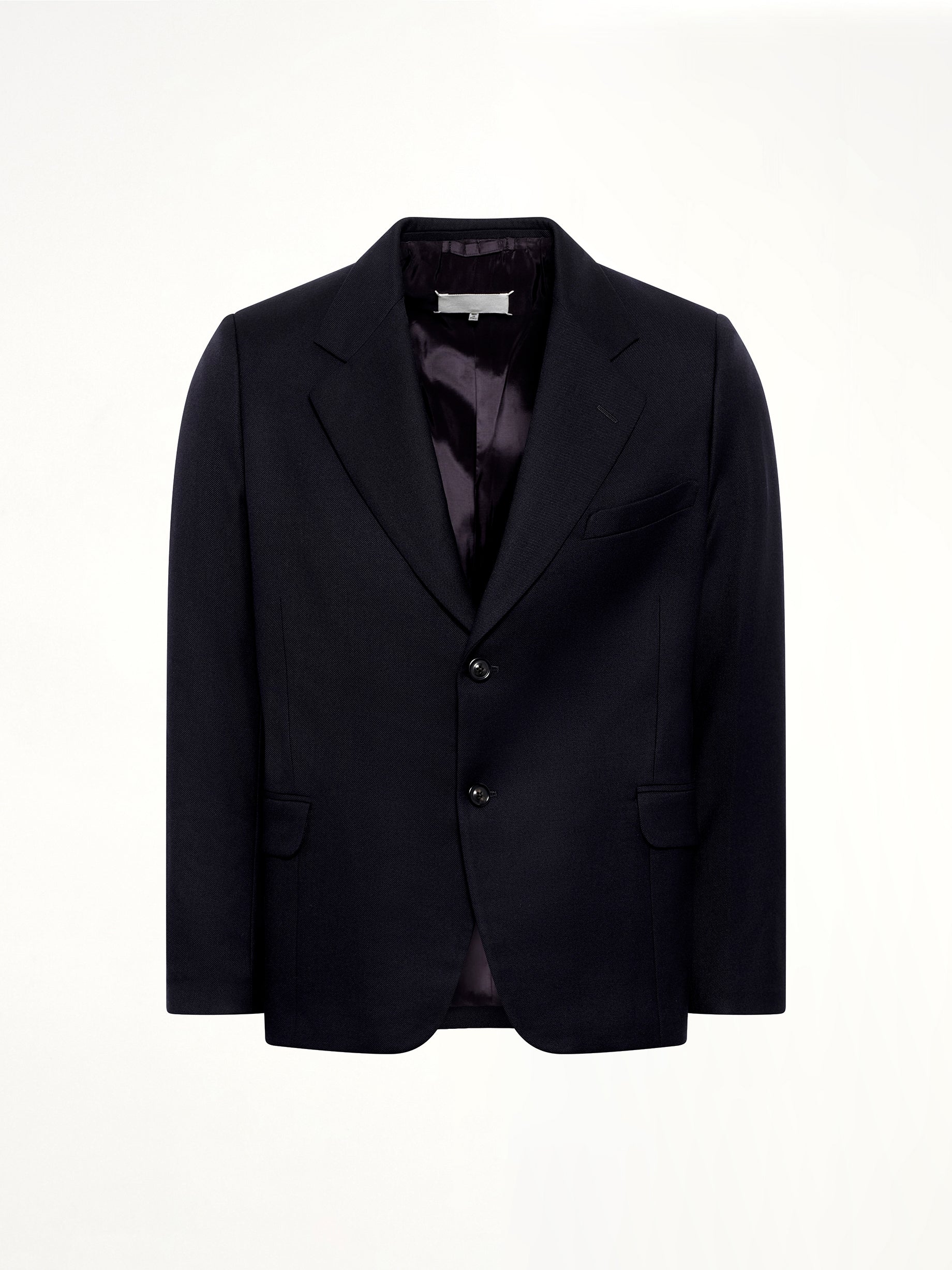 Virgin Wool Blazer in Blue