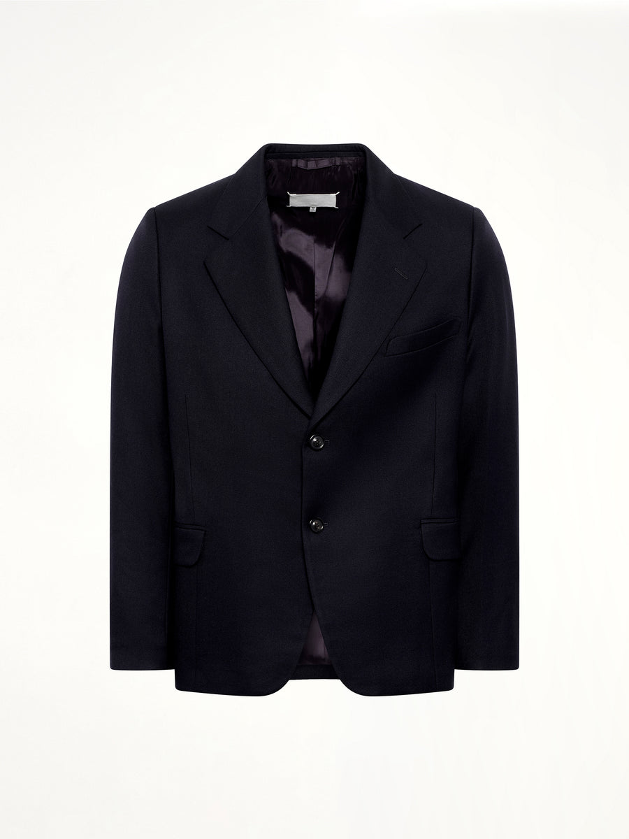 Virgin Wool Blazer in Blue