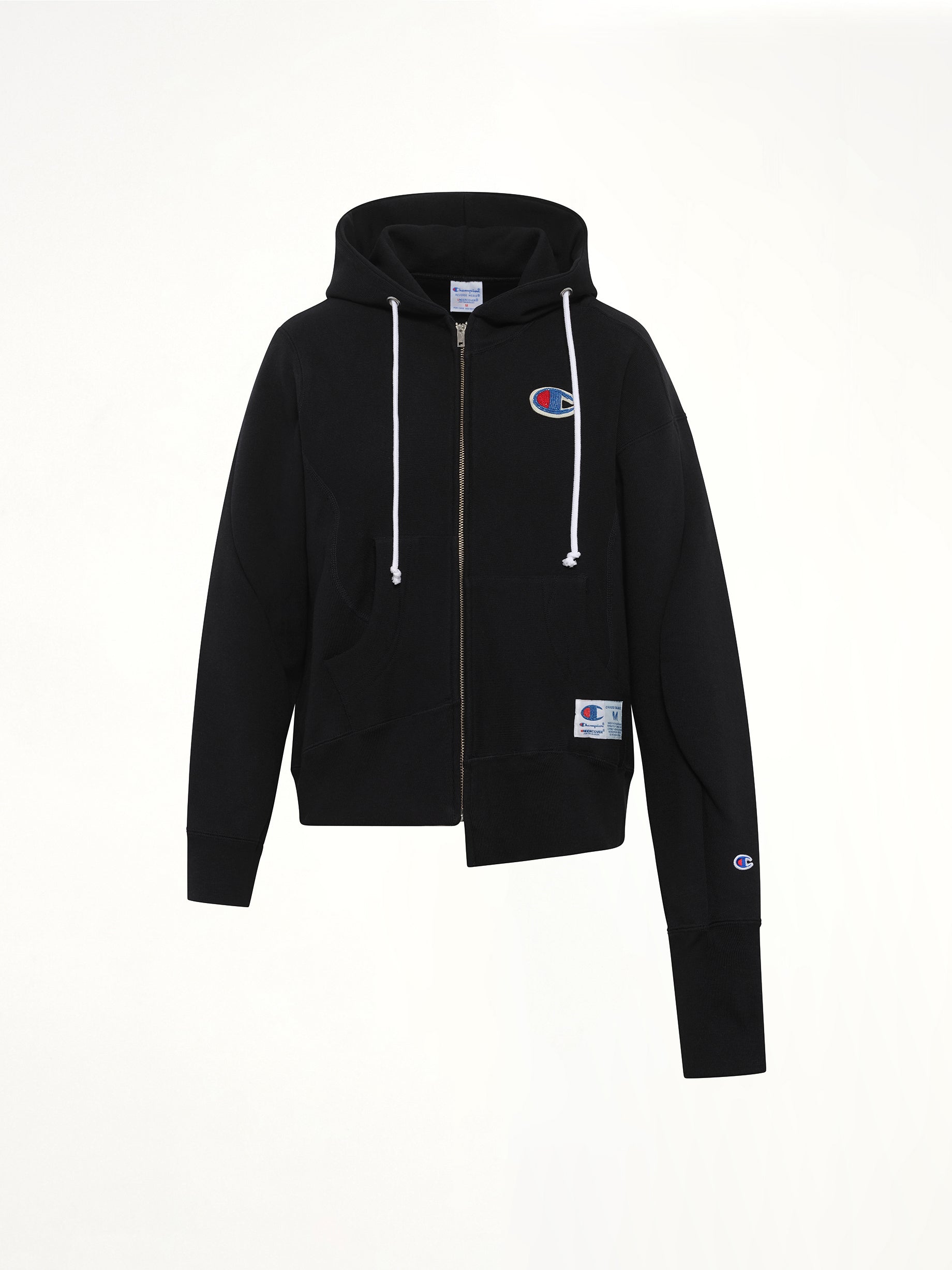 Undercover X Champion Zip Hoodie in Black