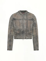 D-VULMAR-FSI Denim Jacket in Dirty Wash
