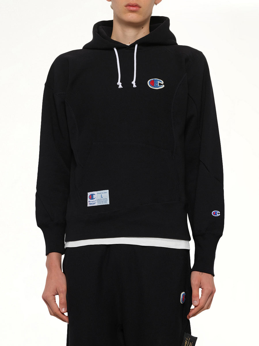 Undercover X Champion Hoodie in Black