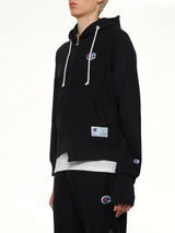 Undercover X Champion Zip Hoodie in Black