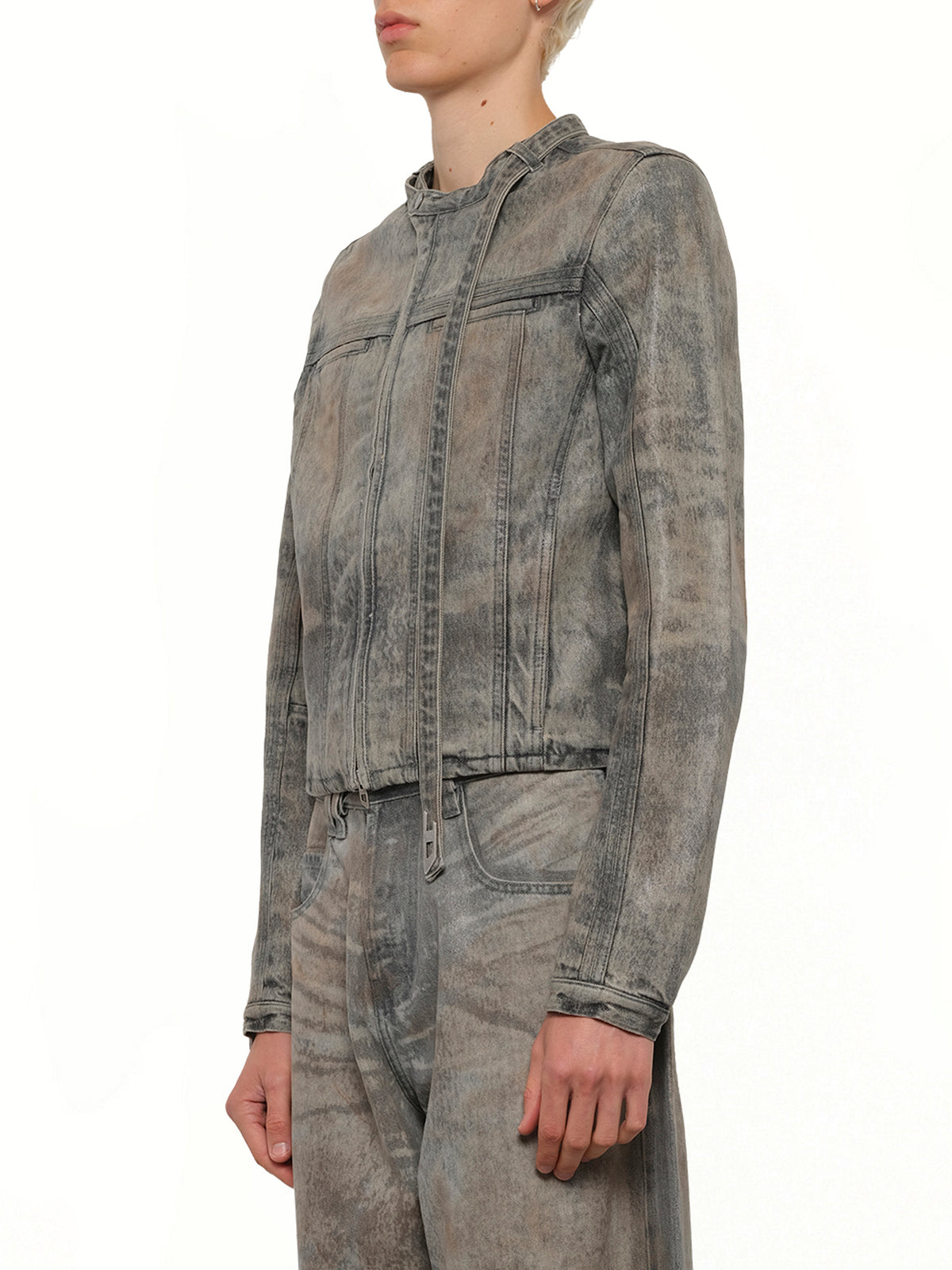 D-VULMAR-FSI Denim Jacket in Dirty Wash
