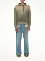 Overdyed Hoodie in Khaki