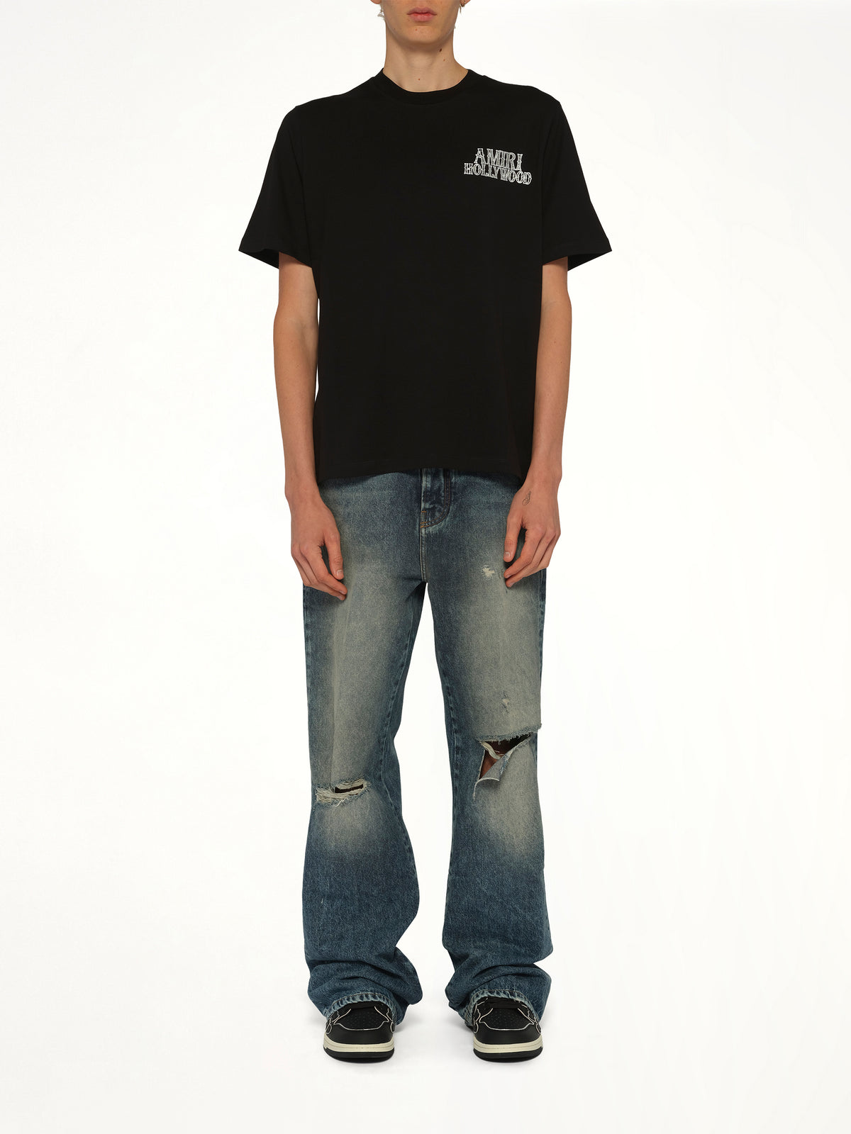Amiri Hollywood City T-Shirt in Black