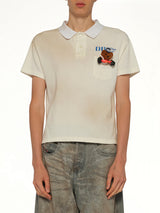Polo Shirt With My Workwear Bear  in White