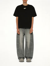 Deconstructed T-Shirt in Black
