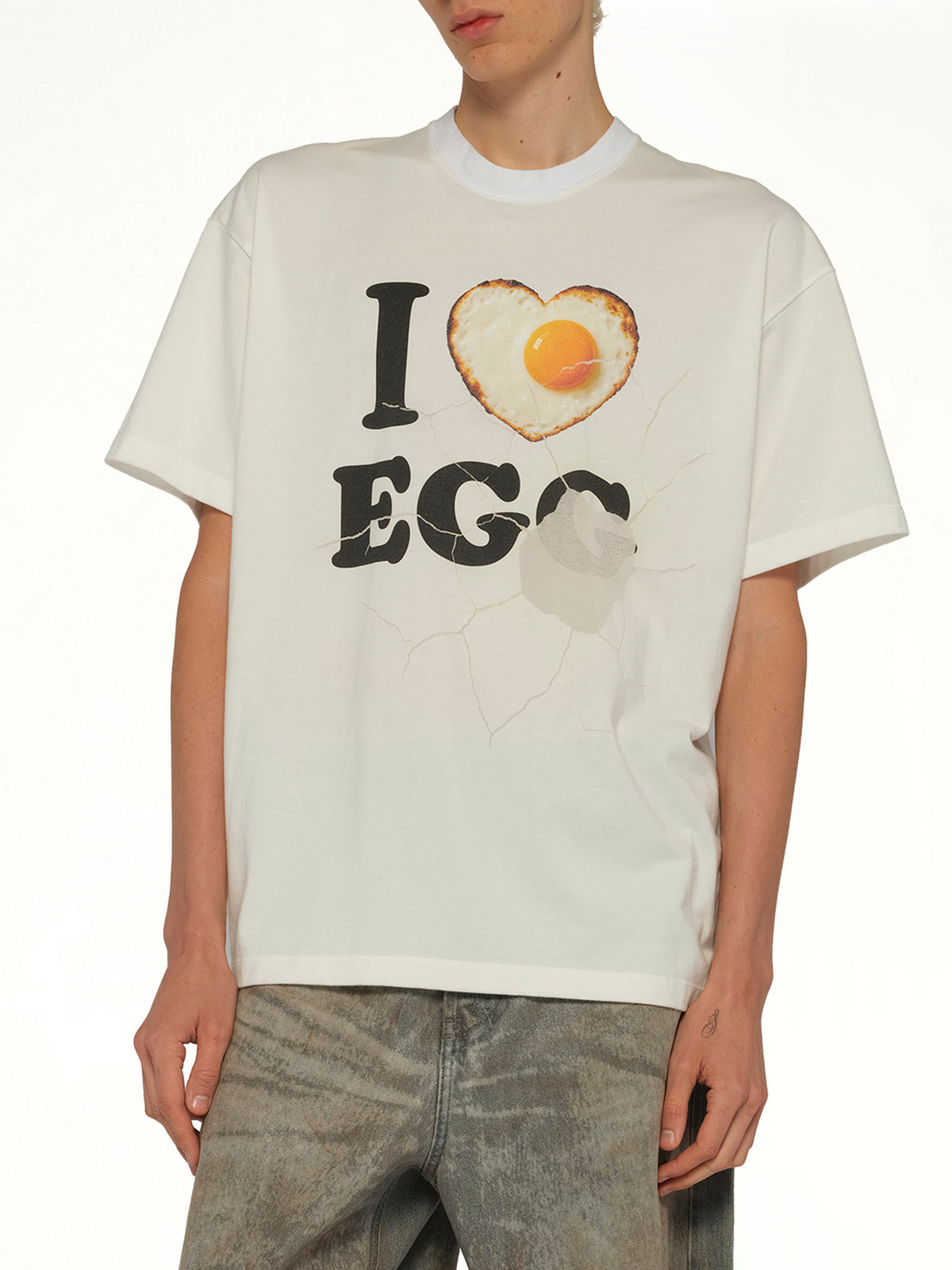 I Love Egg T-Shirt in White