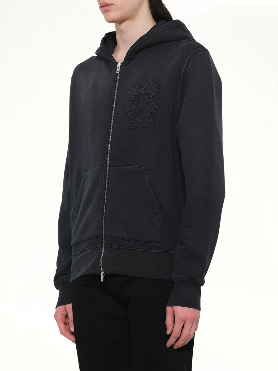 MA Quad Zip Hoodie in Black