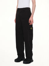 3100011 Organic Cotton Ripstop Trousers in Black