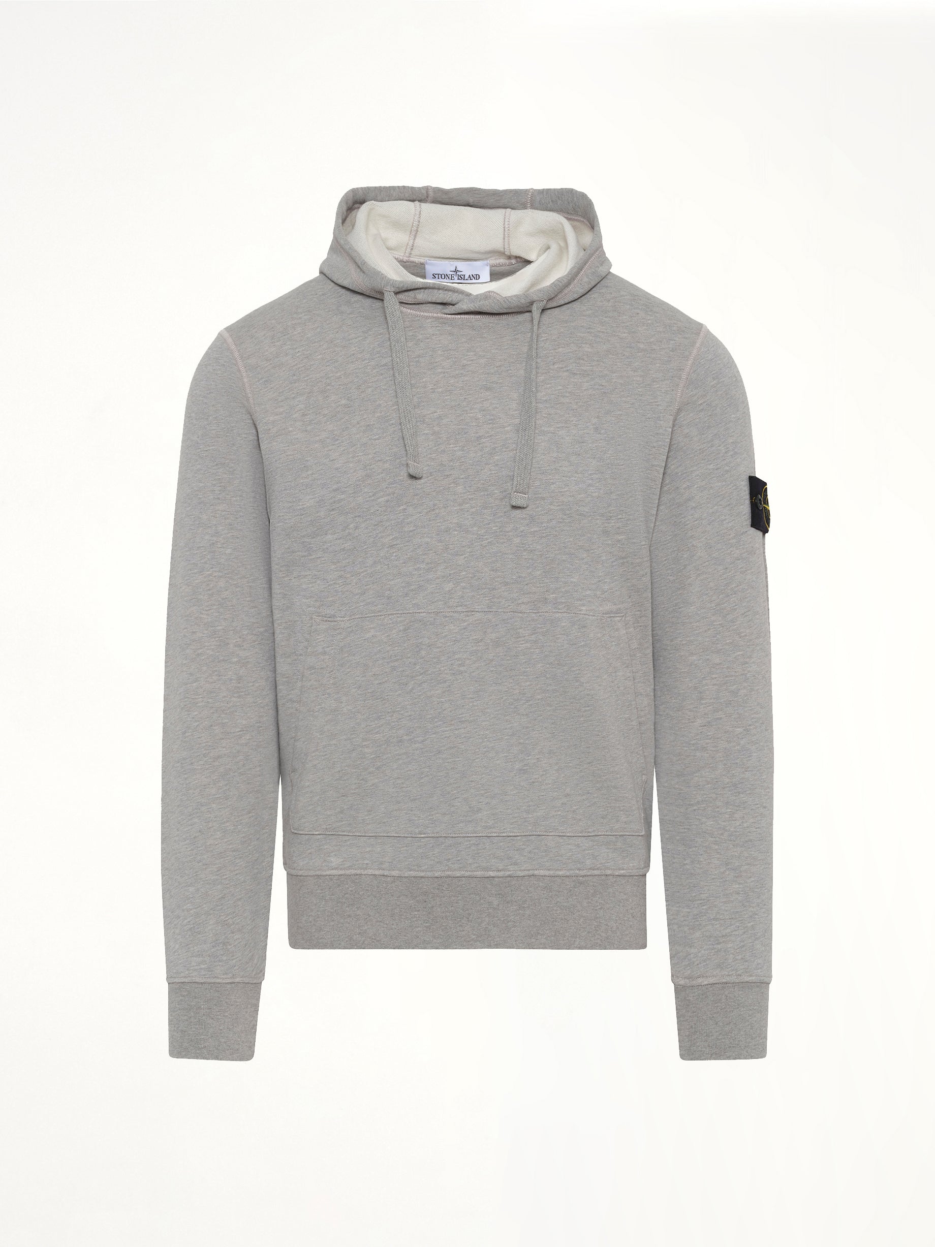 6100062 Organic Cotton Hoodie in Melange Grey