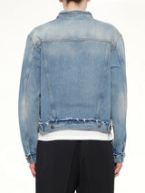 Washed Denim Jacket in Blue