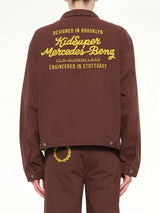 Kidsuper X Mercedes Benz Work Jacket in Brown