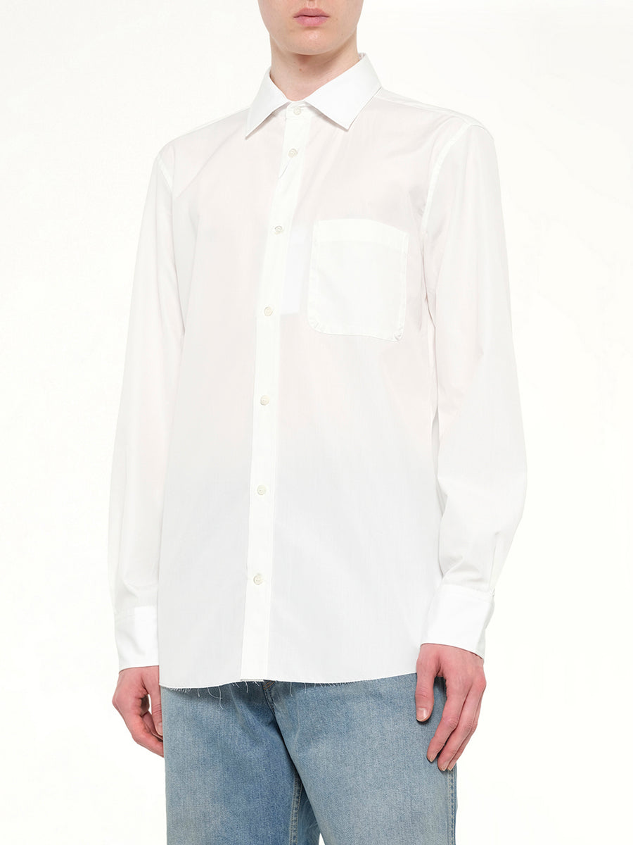 Long Sleeve Shirt in Off White