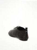 Tabi Jazz Lace-up Derby in Black Back View | MAISON MARGIELA