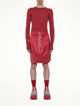 Rick Owens x Moncler Kiltshorts in Carnelian