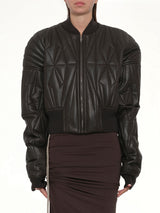 Rick Owens x Moncler Geocamo Cropped Jacket in Dark Dust