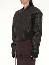 Rick Owens x Moncler Geocamo Cropped Jacket in Dark Dust