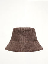 Rick Owens x Moncler Padded Bucket Hat in Dark Dust