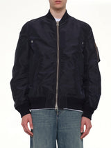 Classic Nylon Twill Blouson in Navy