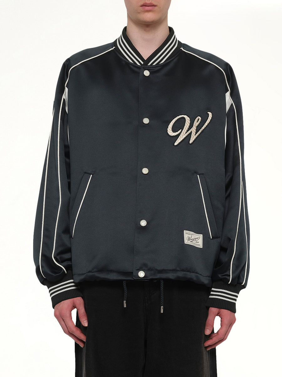 Varsity Jacket in Fresh Green