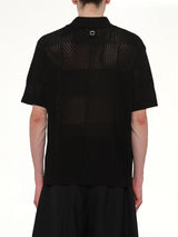 Knitted Shirt in Black