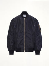 Classic Nylon Twill Blouson in Navy