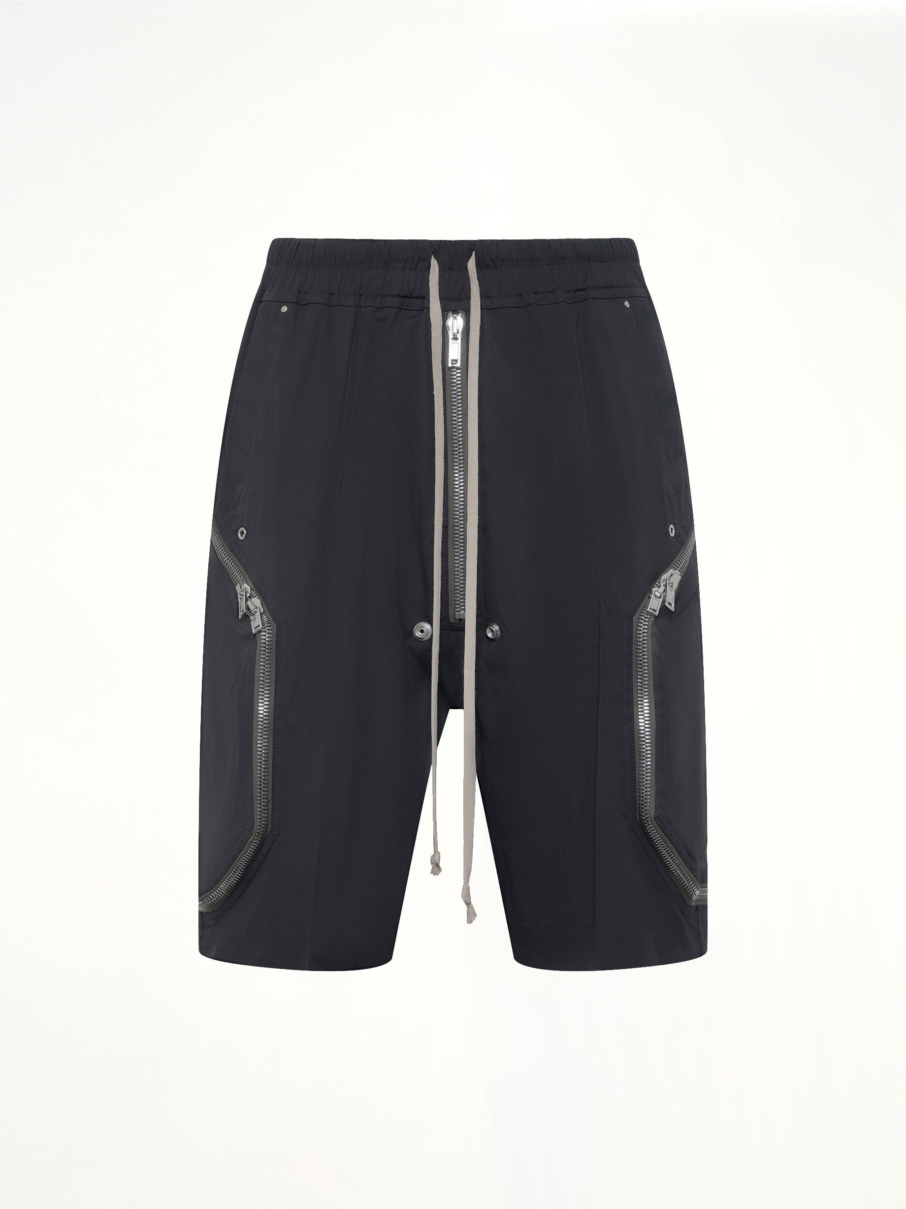 Cotton Twill Heizer Shorts in Black