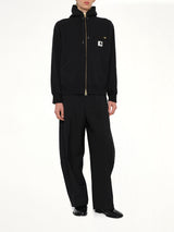 Carhartt WIP Cotton Jersey Hoodie in Black