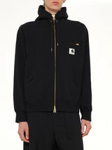 Carhartt WIP Cotton Jersey Hoodie in Black