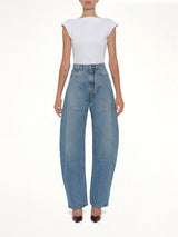 Round Pants in Cloudy Blue