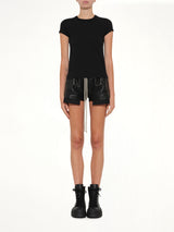 Cropped Level T-Shirt in Black
