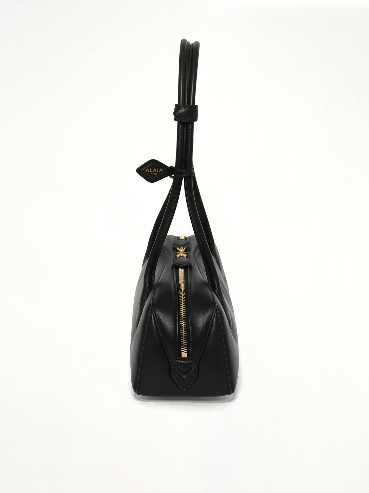 Le Teckel Medium Padded Bag in Black