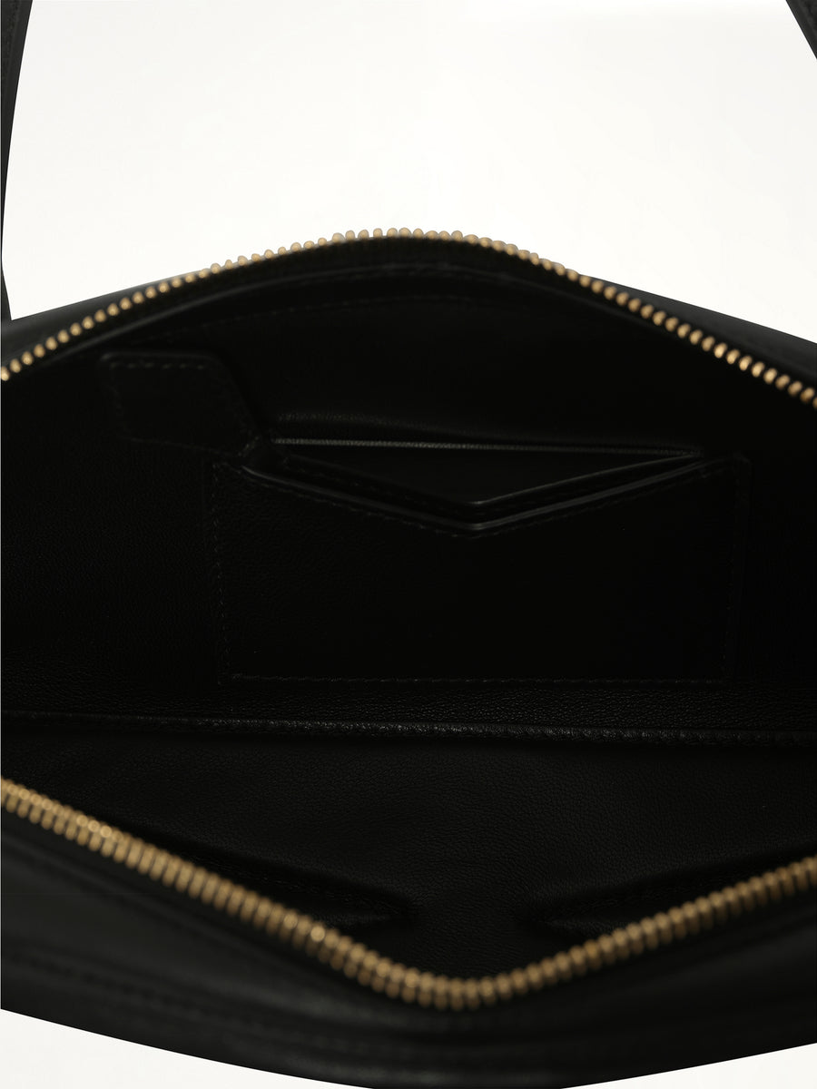 Le Teckel Medium Padded Bag in Black