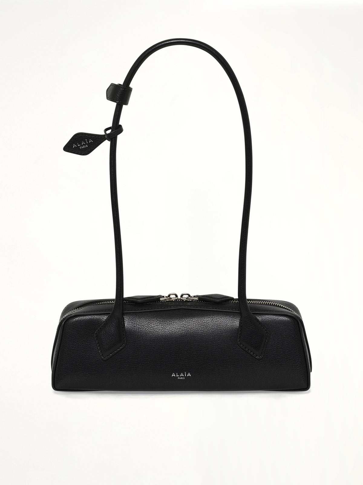 Le Teckel Small Goatskin Bag in Black