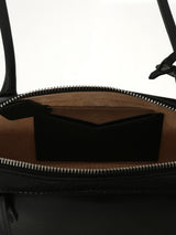 Le Teckel Small Goatskin Bag in Black