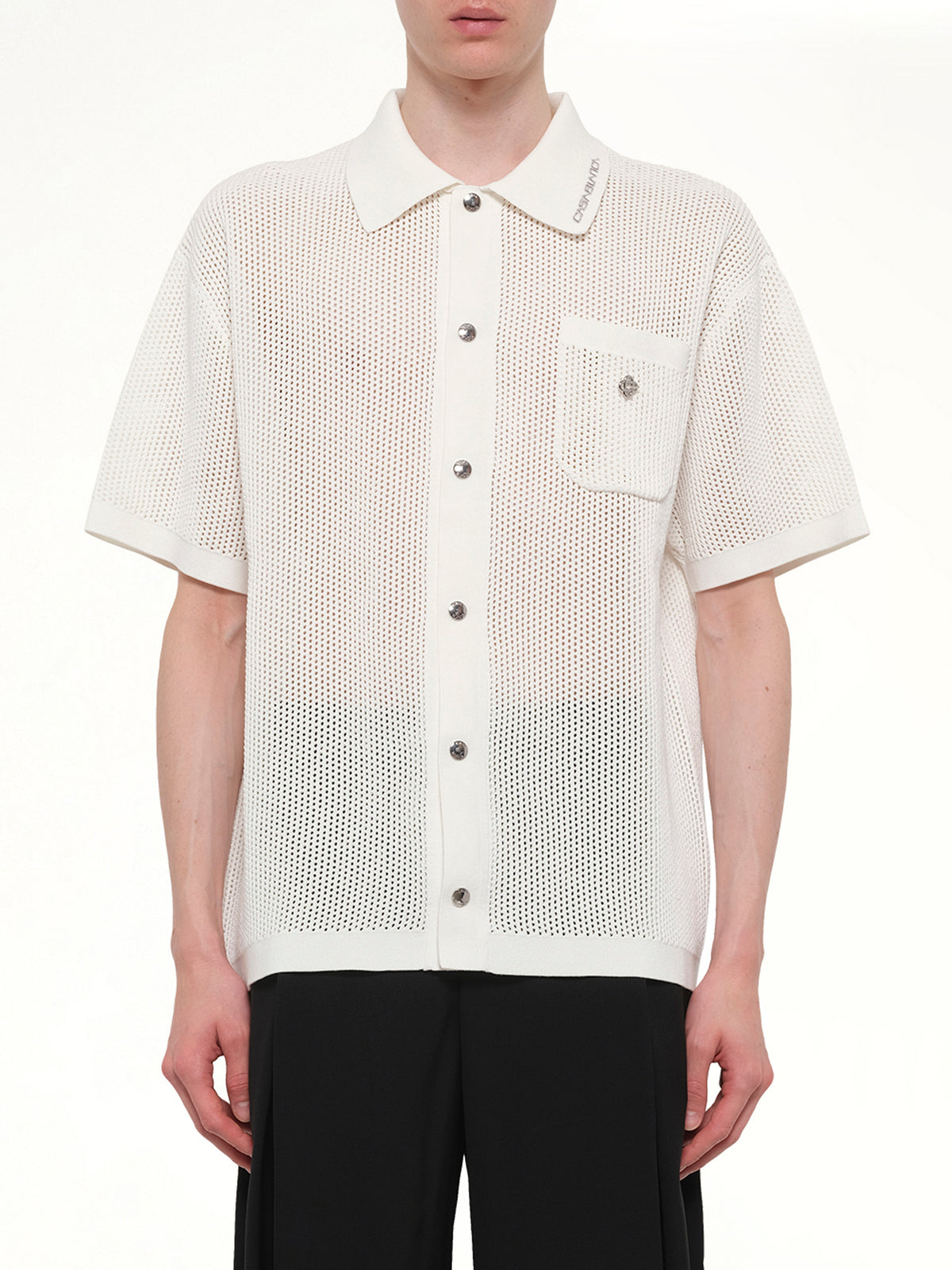 Mesh Shirt in White