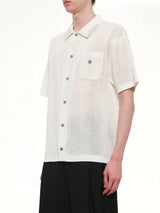 Mesh Shirt in White