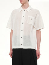 Mesh Shirt in White