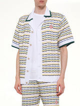Tuck Stitch Shirt in White
