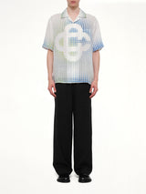 Pills Cuban Collar SS Shirt in White