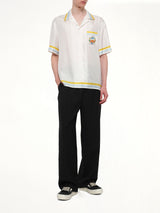 Tennis Landscape SS Shirt in White