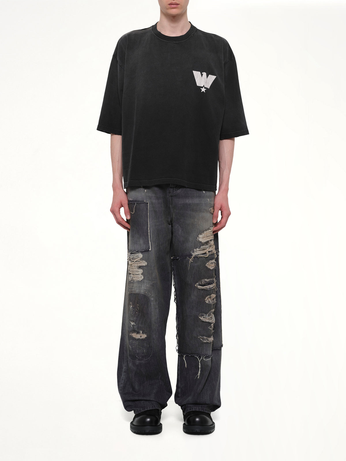 Fashion Service Association Buffalo T-Shirt in Black