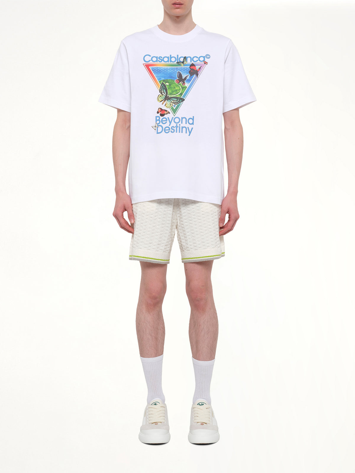 Tennis Club Icon Beyond Destiny Classic T-Shirt in White