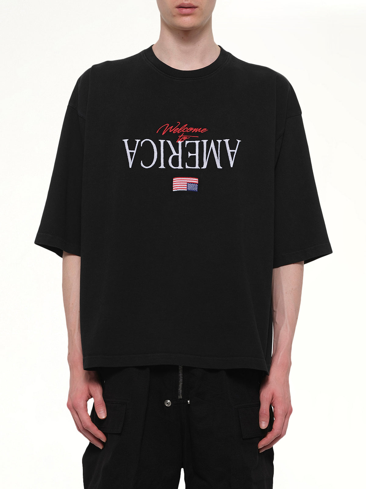 Welcome To America Buffalo T-Shirt in Black