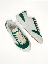 Del Mar Sneaker in White/Green